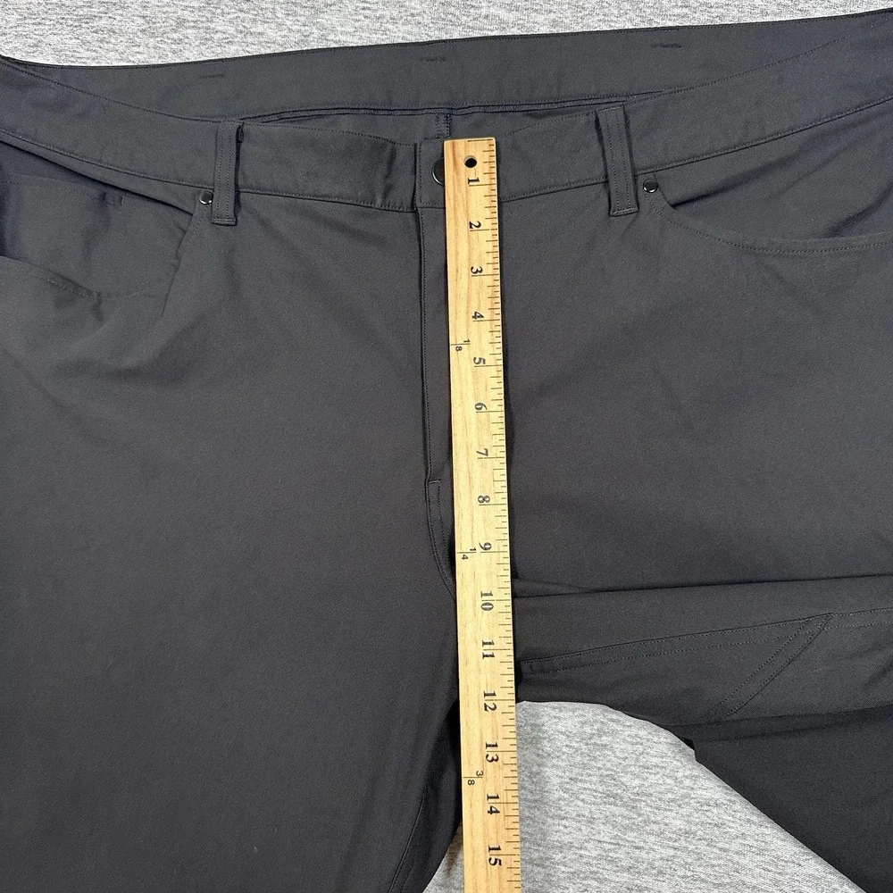 Lululemon Pants Mens 42x34 Black ABC Slim Warpstreme Business Chino City